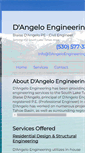 Mobile Screenshot of dangeloengineering.com
